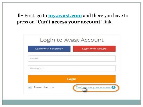 How To Troubleshoot Avast Account Login Issues