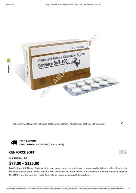 Buy Cenforce Soft _ AllDayGeneric