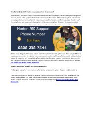 How Norton Endpoint Protection Secures Users From Ransomware