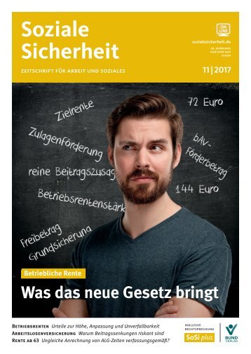 Leseprobe Soziale Sicherheit 11_2017