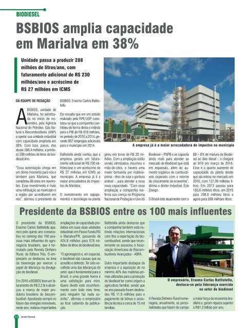 Jornal Paraná Janeiro 2018