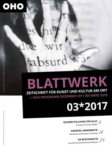 BLATTWERK AUSGABE 03*2017