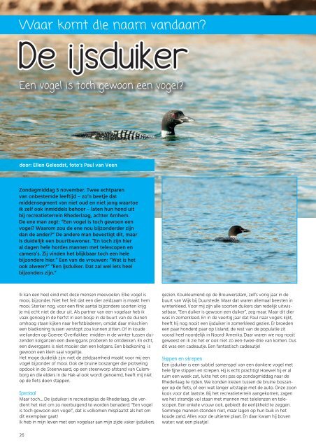 Natuur en Vogelwacht Culemborg Hak-al nr 04 2017