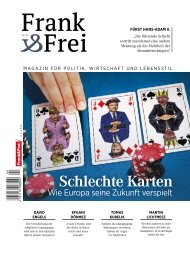 Leseprobe Magazin Frank&Frei 04/2017