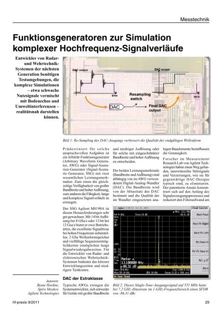 Prüfung von Consumer-HF - beam - Elektronik & Verlag