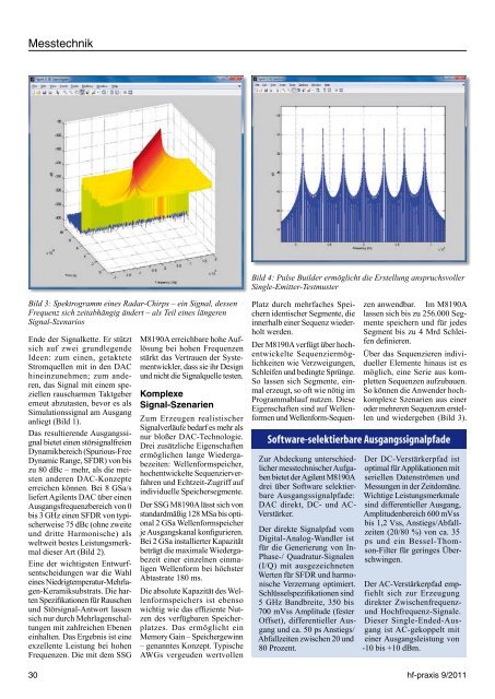 Prüfung von Consumer-HF - beam - Elektronik & Verlag