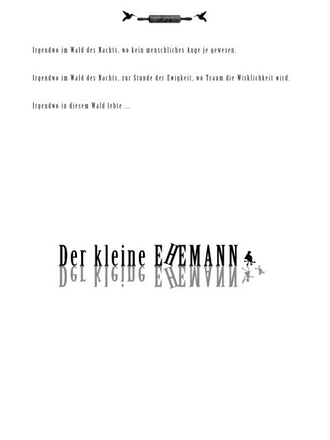 Leseprobe Ebook "irgendwo im Wald - Der kleine Tod", ISBN 978-3-96218-008-9