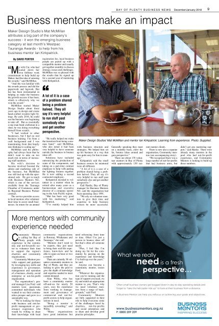 Bay of Plenty Business News December/January 2018