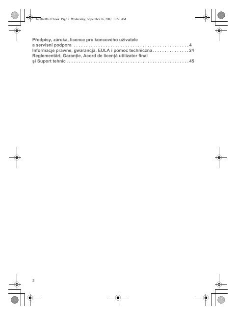 Sony VGN-NR11Z - VGN-NR11Z Documents de garantie Polonais