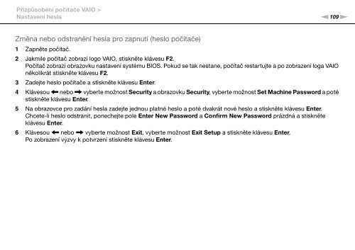 Sony VPCS11B7E - VPCS11B7E Mode d'emploi Tch&egrave;que