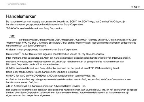 Sony VPCS11B7E - VPCS11B7E Mode d'emploi N&eacute;erlandais