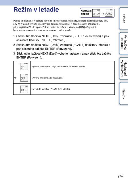 Sony HDR-AS30 - HDR-AS30 Guide pratique Tch&egrave;que