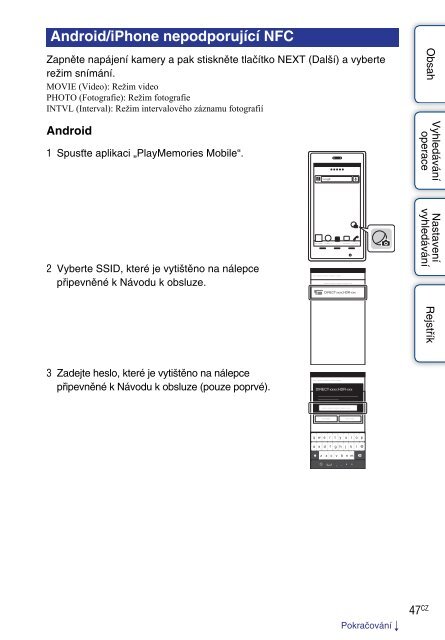 Sony HDR-AS30 - HDR-AS30 Guide pratique Tch&egrave;que