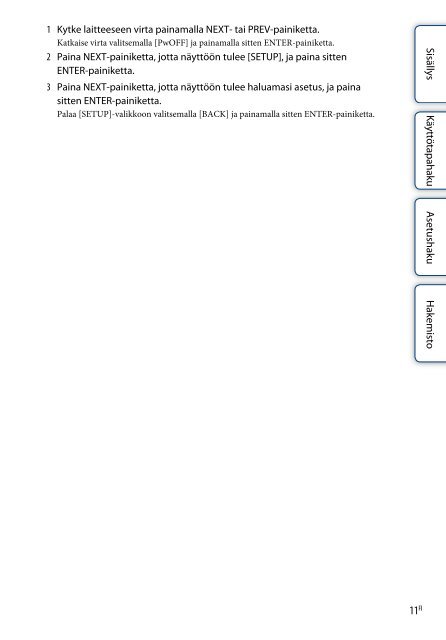 Sony HDR-AS30 - HDR-AS30 Guide pratique Finlandais