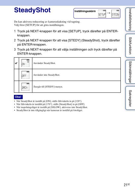 Sony HDR-AS30 - HDR-AS30 Guide pratique Su&eacute;dois