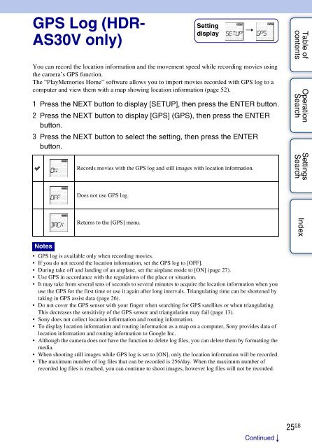 Sony HDR-AS30 - HDR-AS30 Guide pratique Anglais