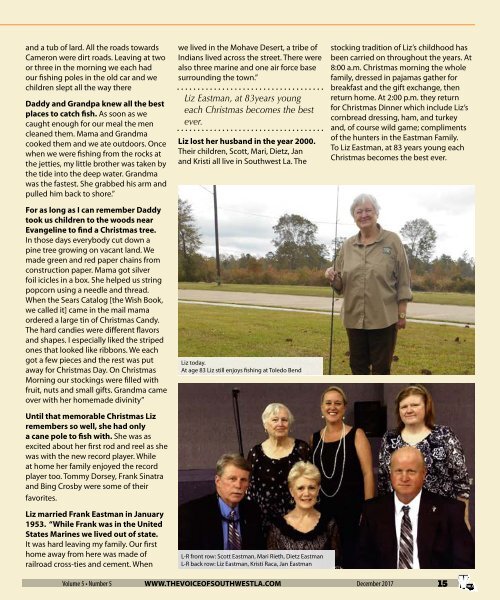 The Voice of Southwest Louisiana December 2017 Issue