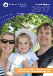 Annual Report of Tuberous Sclerosis Australia 2016/17