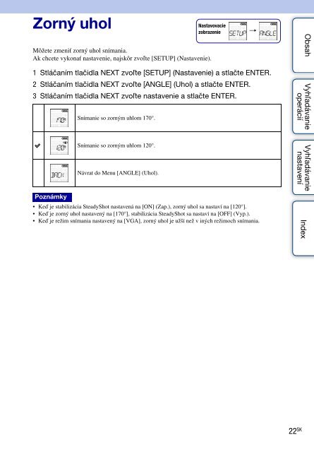 Sony HDR-AS30 - HDR-AS30 Guide pratique Slovaque