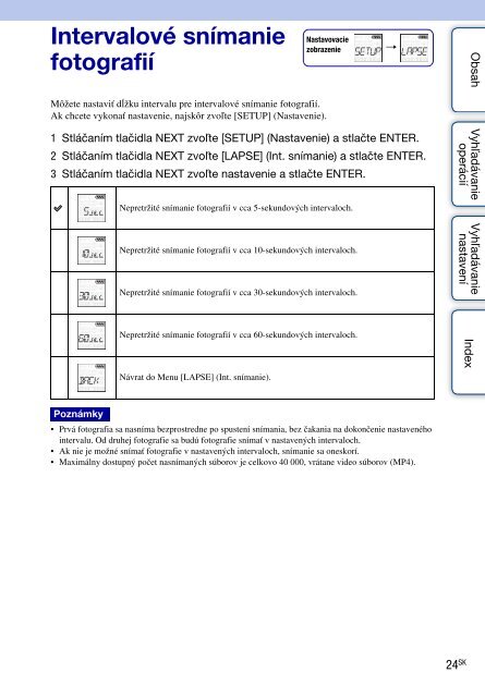 Sony HDR-AS30 - HDR-AS30 Guide pratique Slovaque