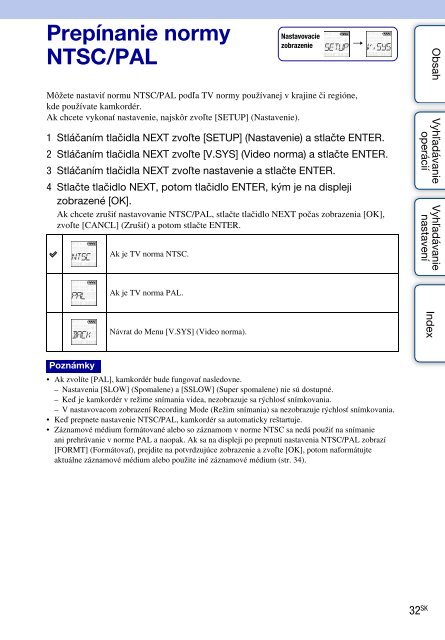 Sony HDR-AS30 - HDR-AS30 Guide pratique Slovaque