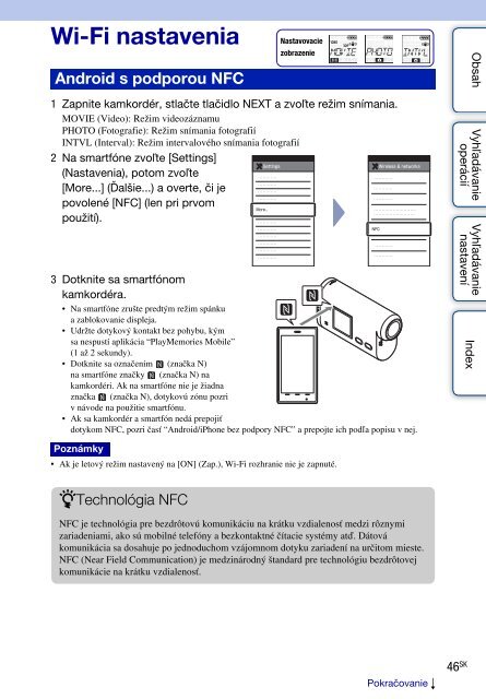 Sony HDR-AS30 - HDR-AS30 Guide pratique Slovaque