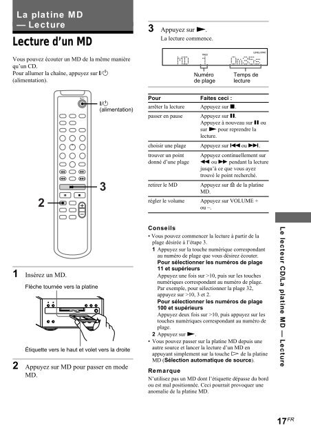 Sony CMT-SP55MD - CMT-SP55MD Consignes d&rsquo;utilisation Espagnol