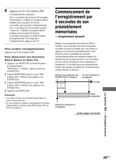 Sony CMT-SP55MD - CMT-SP55MD Consignes d&rsquo;utilisation Espagnol