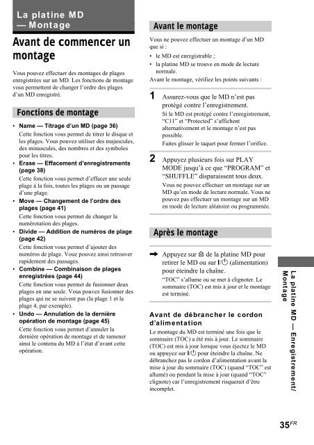 Sony CMT-SP55MD - CMT-SP55MD Consignes d&rsquo;utilisation Espagnol