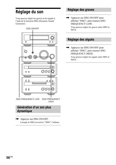 Sony CMT-SP55MD - CMT-SP55MD Consignes d&rsquo;utilisation Espagnol