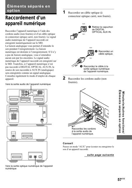 Sony CMT-SP55MD - CMT-SP55MD Consignes d&rsquo;utilisation Espagnol