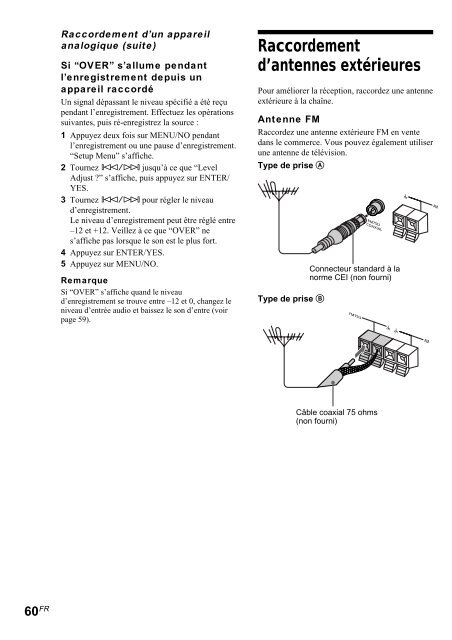 Sony CMT-SP55MD - CMT-SP55MD Consignes d&rsquo;utilisation Espagnol