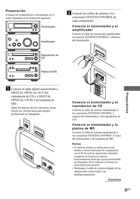 Sony CMT-SP55MD - CMT-SP55MD Consignes d&rsquo;utilisation Espagnol