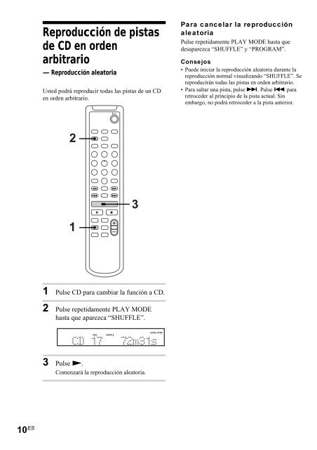 Sony CMT-SP55MD - CMT-SP55MD Consignes d&rsquo;utilisation Espagnol