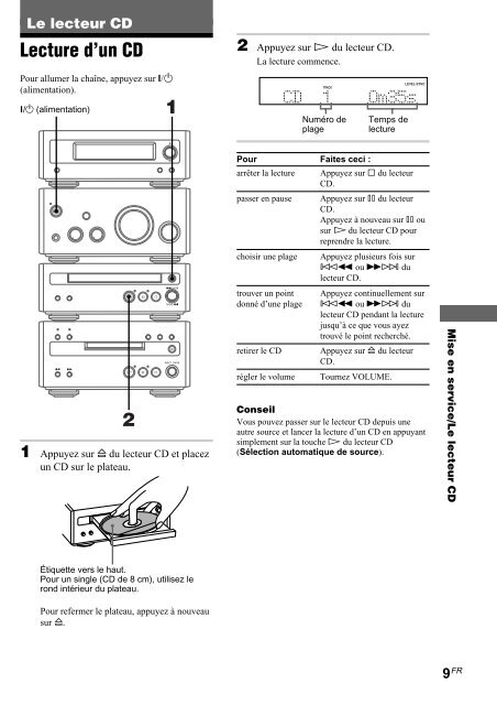 Sony CMT-SP55MD - CMT-SP55MD Consignes d&rsquo;utilisation Espagnol