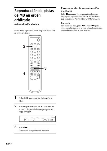 Sony CMT-SP55MD - CMT-SP55MD Consignes d&rsquo;utilisation Espagnol