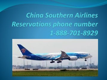 China Southern Airlines Reservations phone number