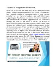 HP Printer Technical Support Number +44-808-280-2972
