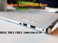 Call 1888-310-7073 to Fix Acer Aspire HDCP Error