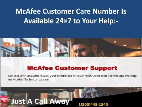 18004481840 Unable to access the Internet after installing a McAfee Security Suite