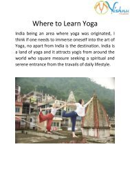 Where To Learn Yoga