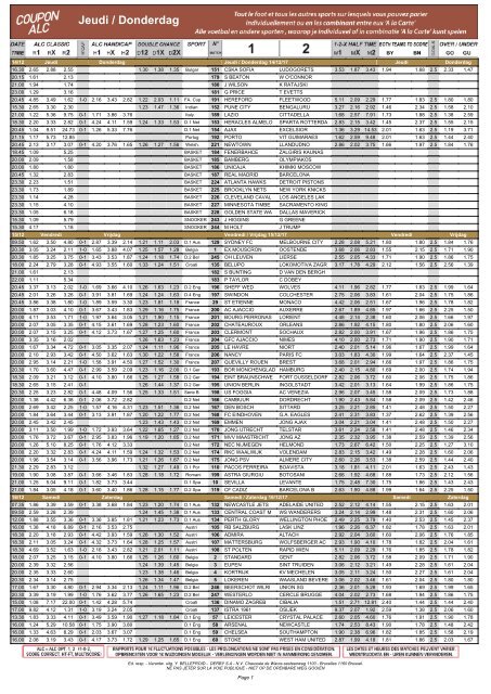 Ladbrokes 15-17 décembre 2017