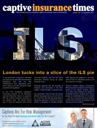 Captive Insurance Times issue 138