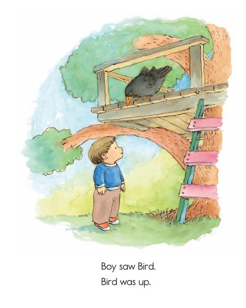 Boy Bird and Dog