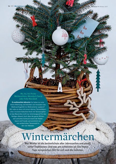 Vonovia Kundenmagazin "zuhause" Winter 2017