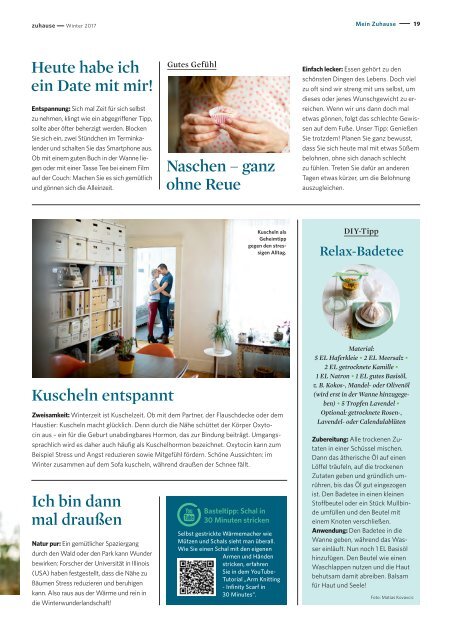 Vonovia Kundenmagazin "zuhause" Winter 2017