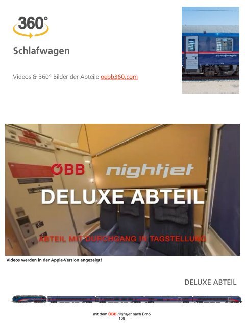 Brünn mit den ÖBB