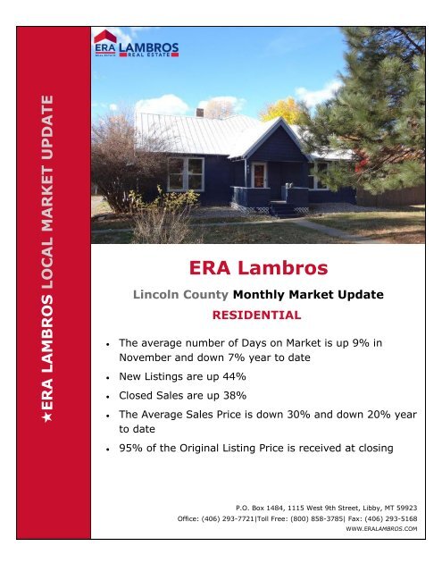 Licoln County Residential Update - November 2017
