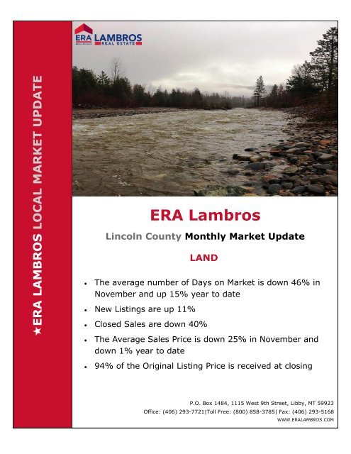 Lincoln County  Land Market Update - November 2017