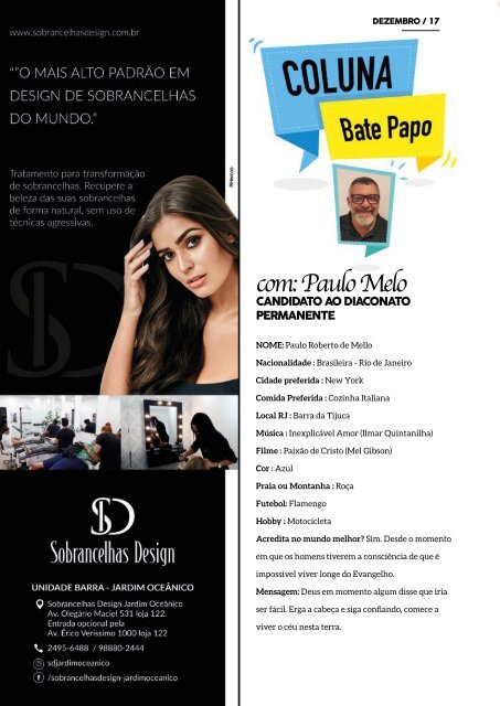 Revista NOSSOS PASSOS DEZEMBRO